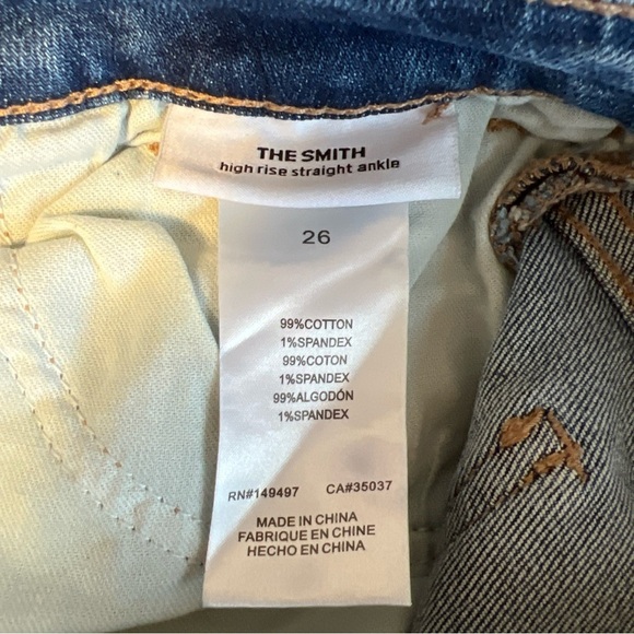 Joe’s Jeans The Smith High Rise Straight Ankle Studded Jeweled Denim Size 26 - Picture 5 of 10